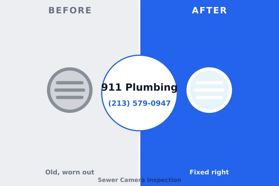 Before and after: plumbing repair Coal City, IL